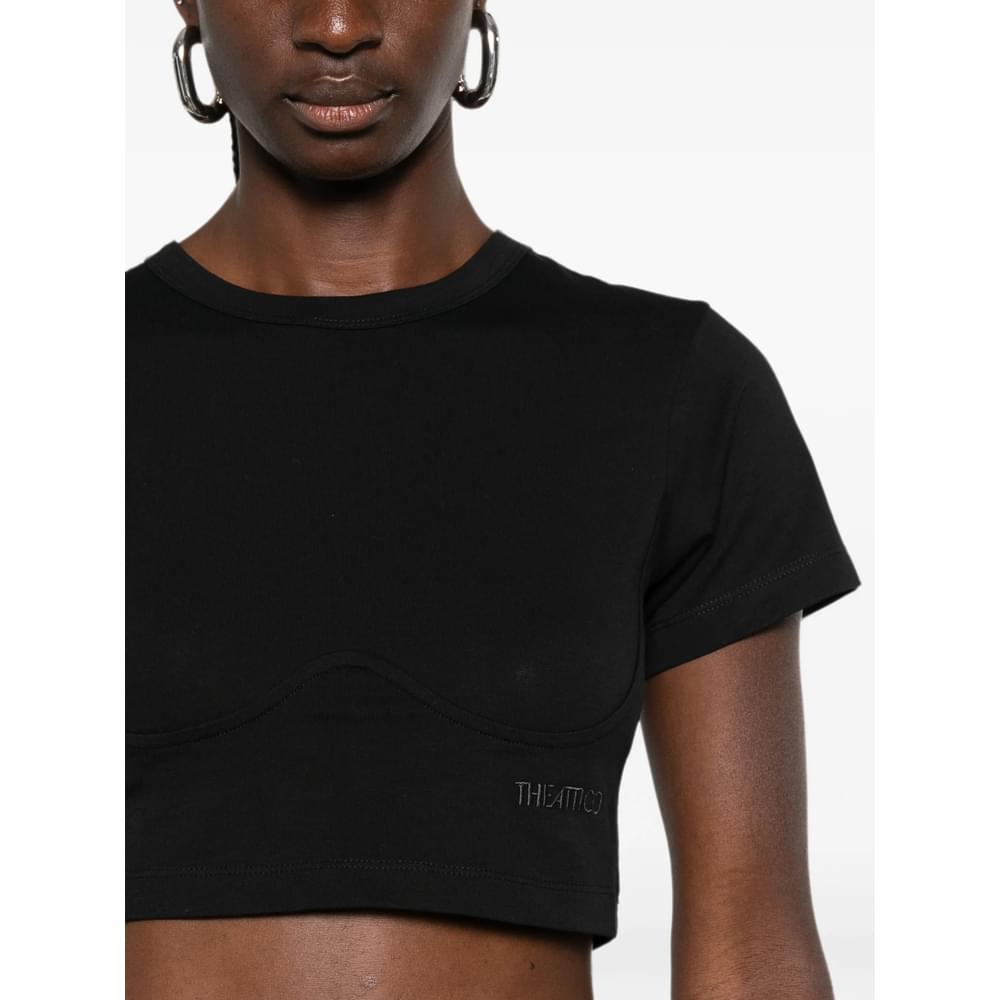 The Attico Black Tops - T-Shirts & Jerseys Women THE ATTICO