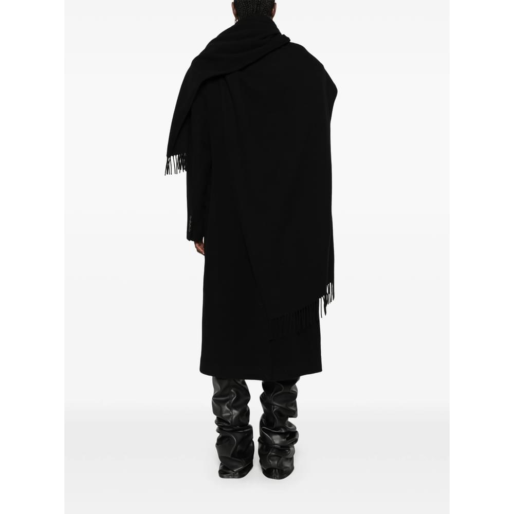 The Attico Black Coats - Single Breasted Coats Women THE ATTICO