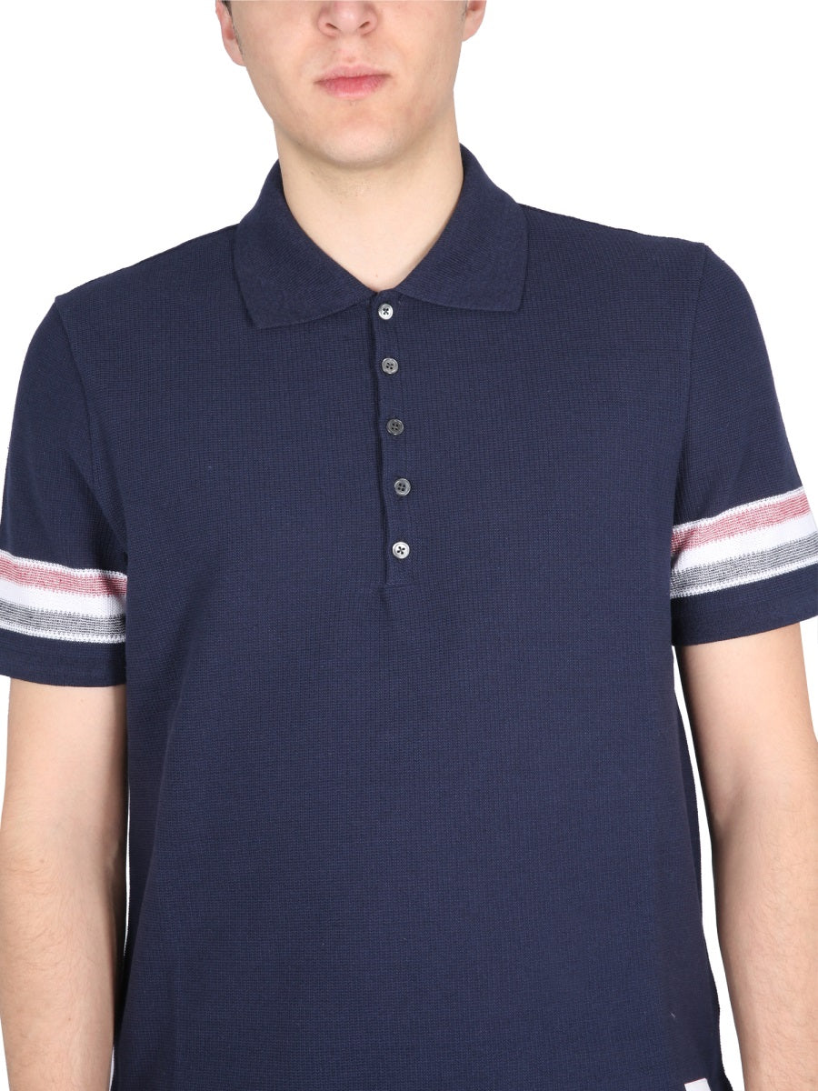 Thom Browne Men Cotton Polo THOM BROWNE