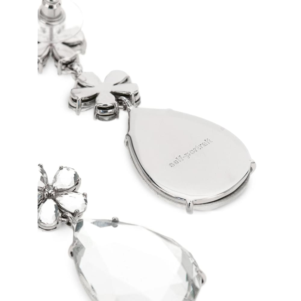 Self-Portrait Silver Earrings Women SELF-PORTRAIT