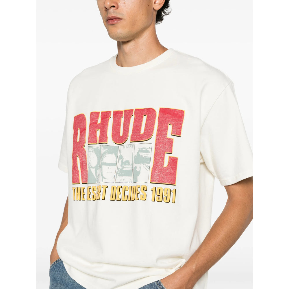R H U D E Neutrals T-Shirts & Vests - T-Shirts Men