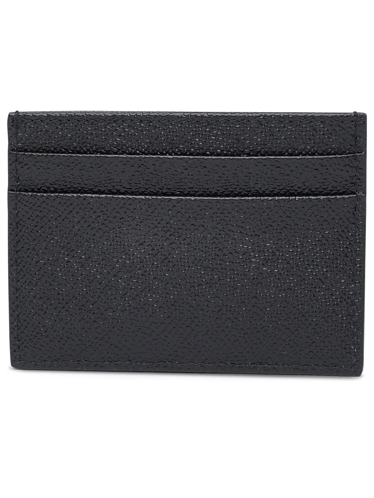 Dolce & Gabbana Black Leather Card Holder Women DOLCE & GABBANA