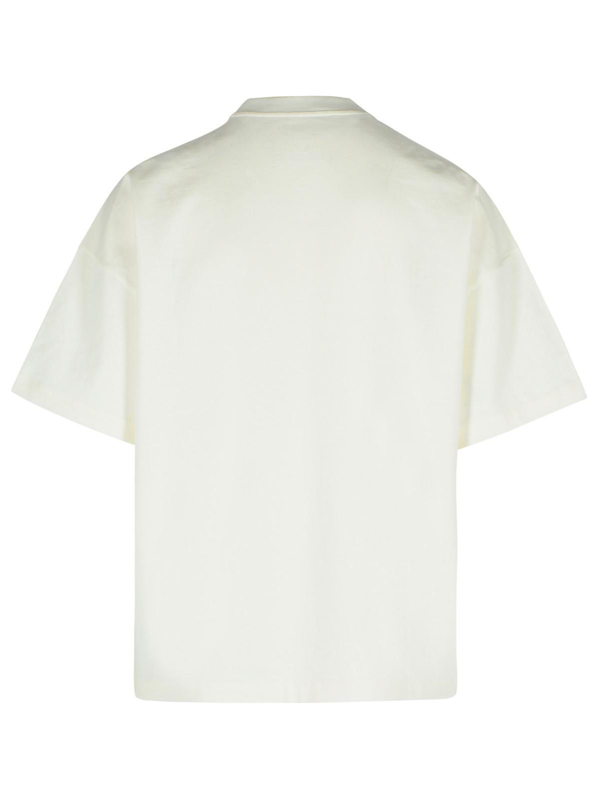 Jil Sander Ivory Cotton T-Shirt Men JIL SANDER