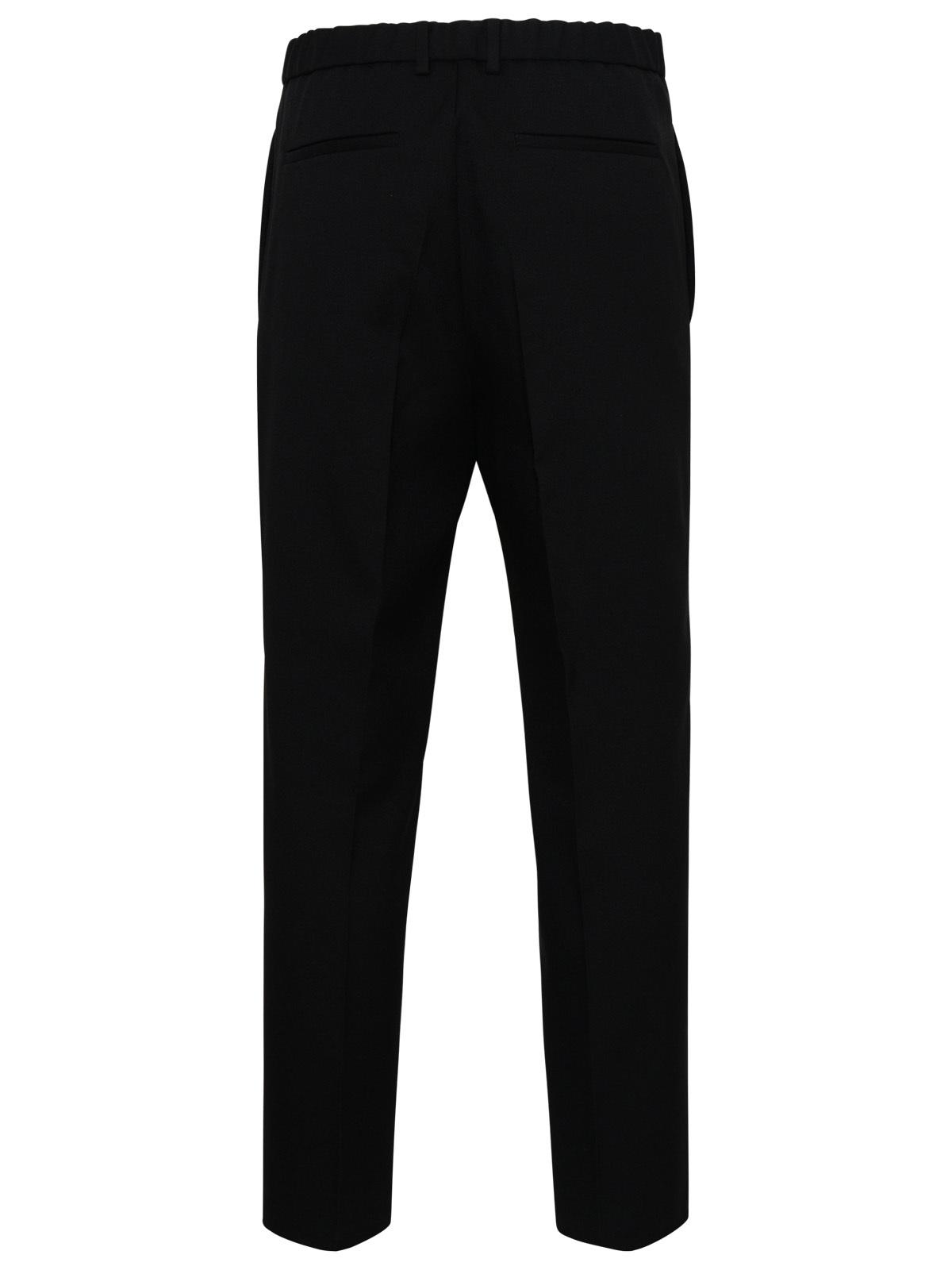 Jil Sander Black Polyester Pants Men JIL SANDER