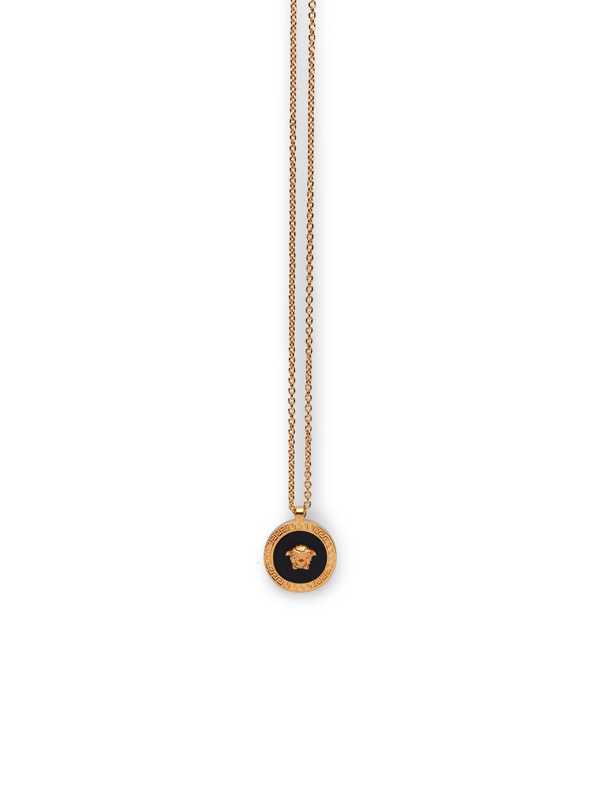 Versace 'Medusa' Gold Brass Necklace Men VERSACE