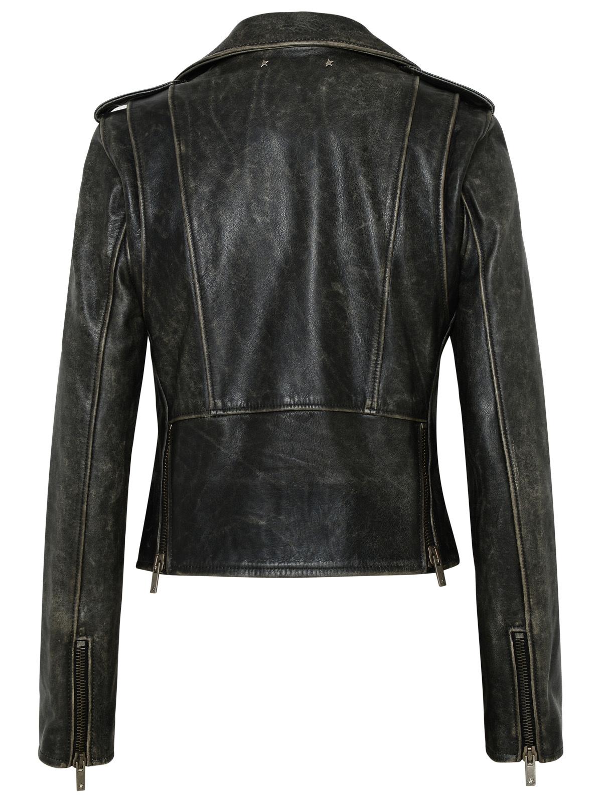 Golden Goose Leather Jacket Women GOLDEN GOOSE