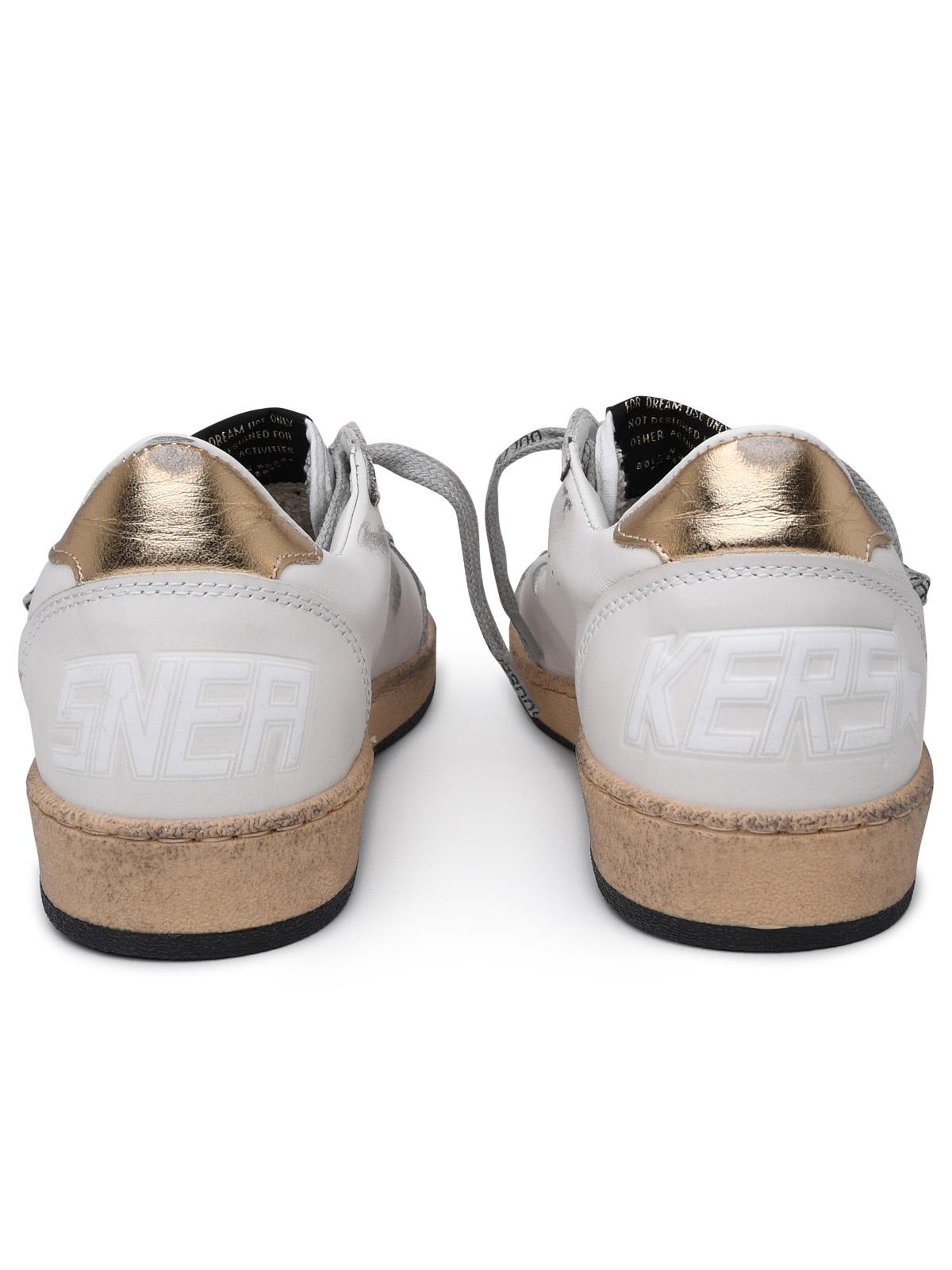 Golden Goose Superstar Sneakers In White Leather Women GOLDEN GOOSE