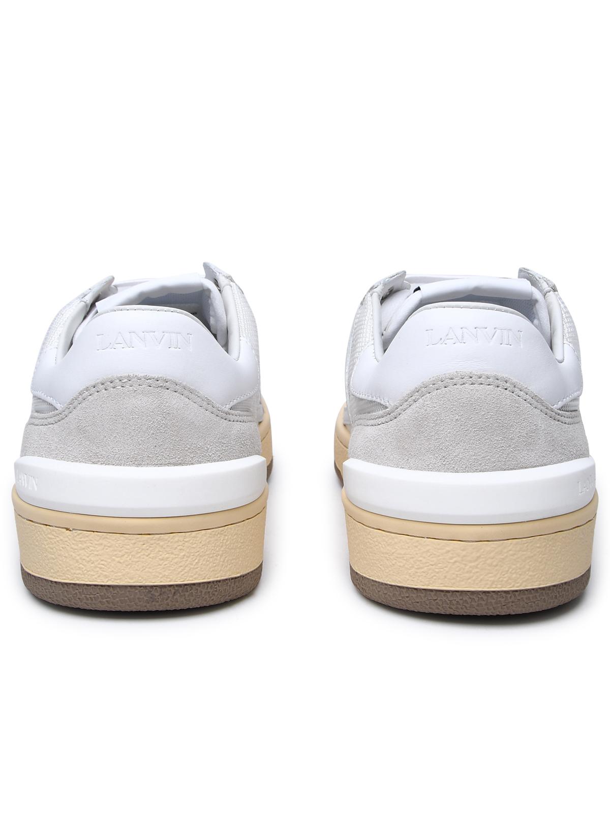 Lanvin White Leather Blend Sneakers Women LANVIN