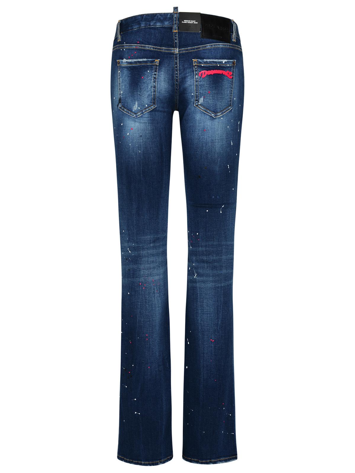 Dsquared2 Blue Cotton Jeans Women DSQUARED2