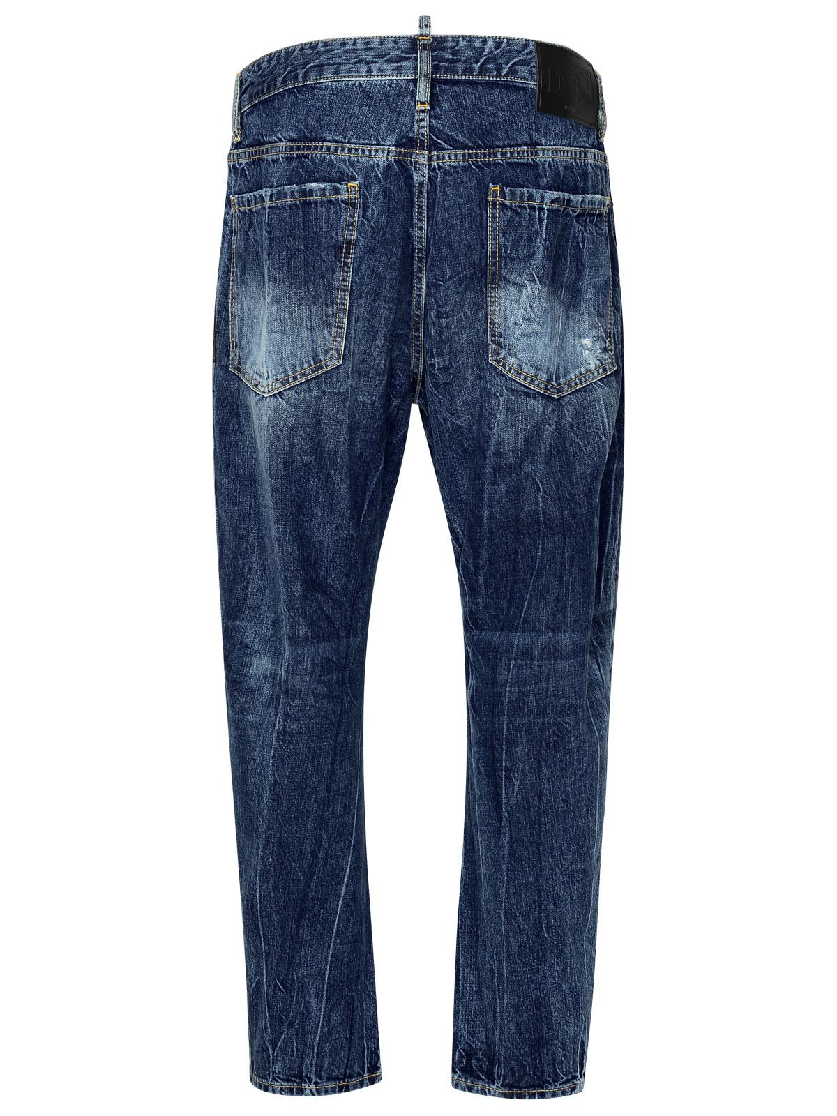 Dsquared2 Blue Cotton Jeans Men DSQUARED2