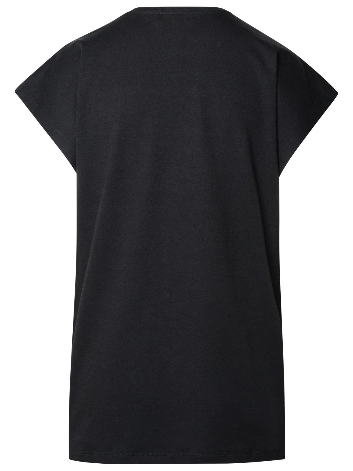 Blumarine Black Cotton T-Shirt Women BLUMARINE