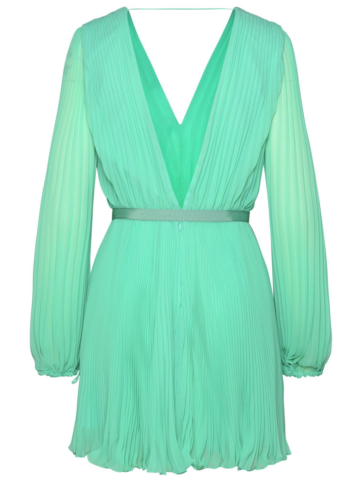 Max Mara 'Visita' Green Polyester Dress Women MAX MARA