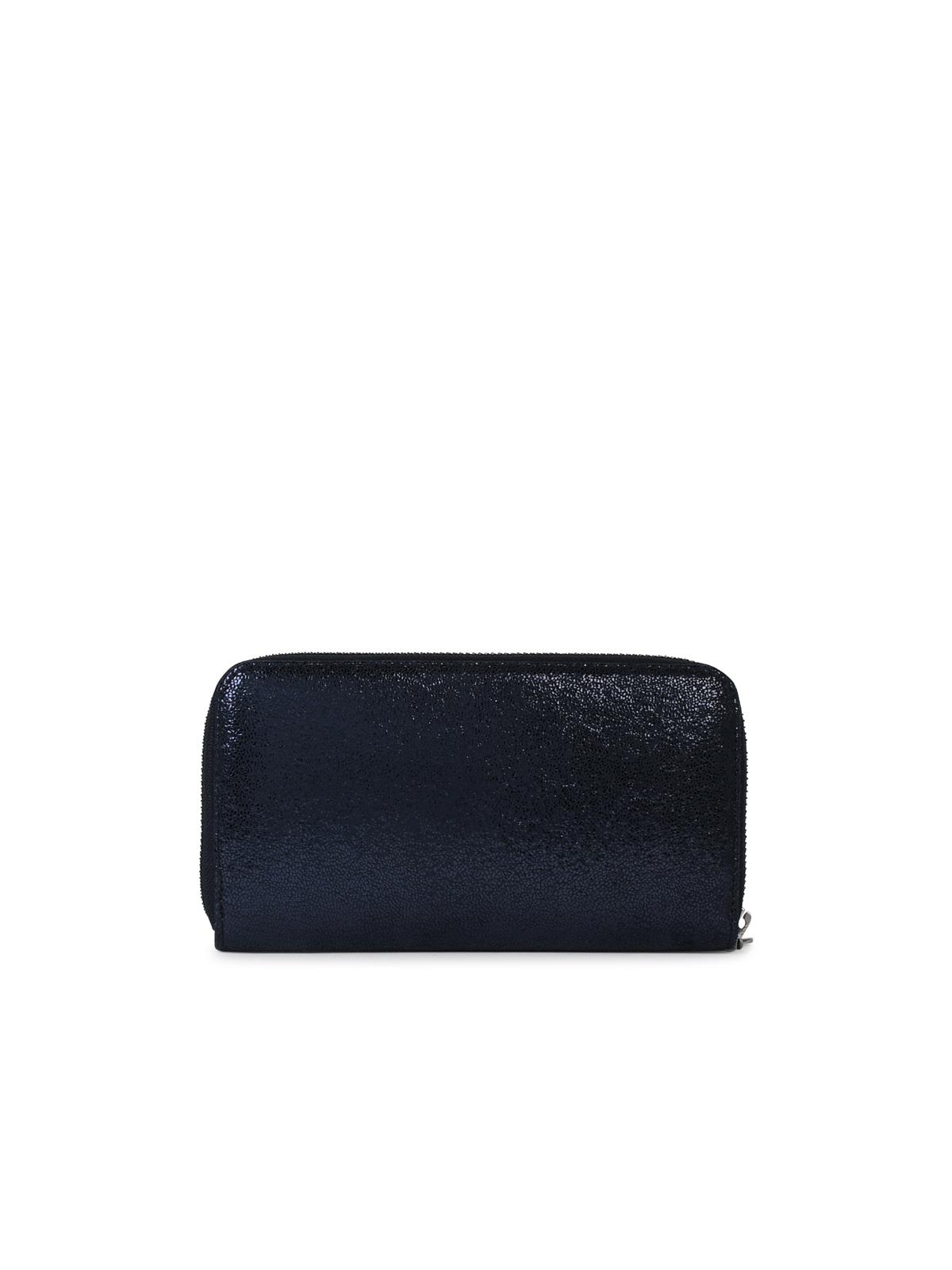 Stella Mccartney Blue Recycled Polyester Wallet Women STELLA MCCARTNEY
