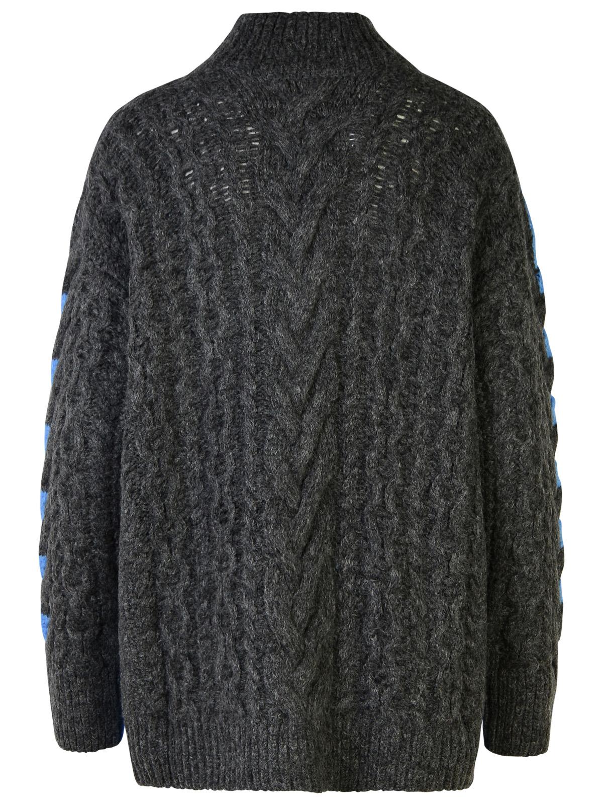 Stella Mccartney Two-Tone Alpaca Blend Turtleneck Sweater Women STELLA MCCARTNEY