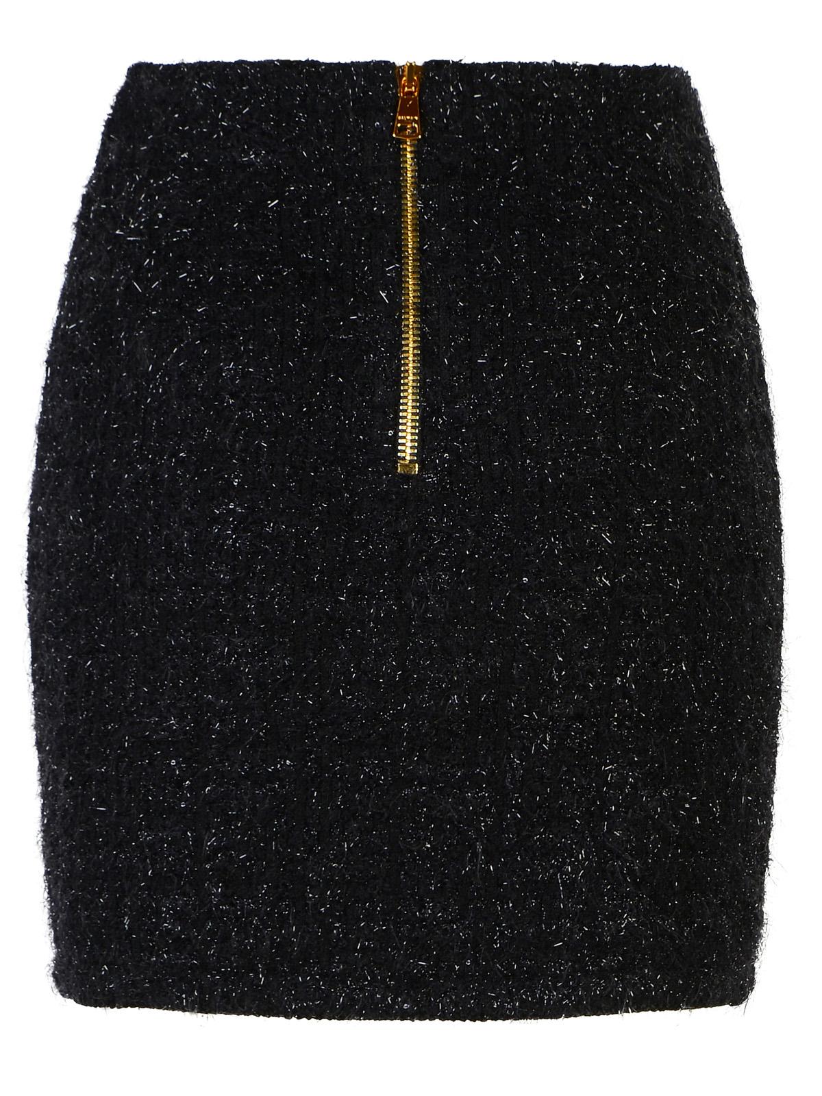 Balmain Viscose Blend Miniskirt Women BALMAIN