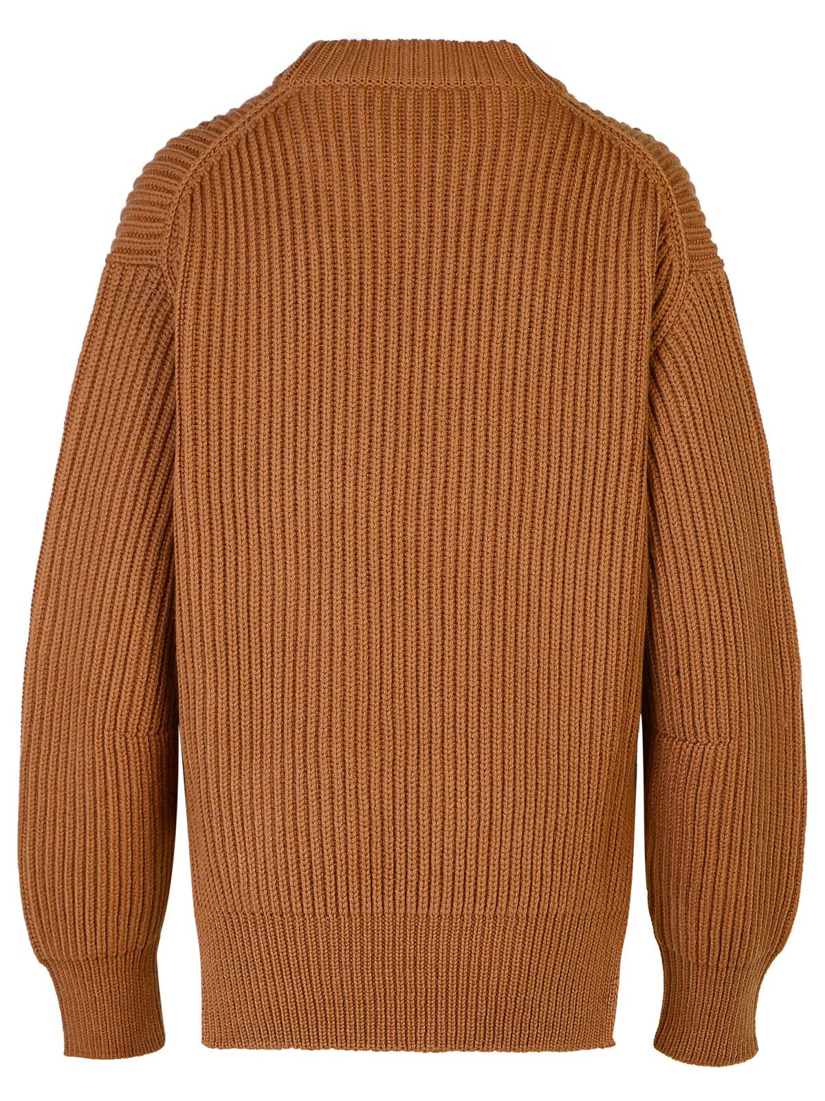 Jil Sander Brown Wool Sweater Women JIL SANDER