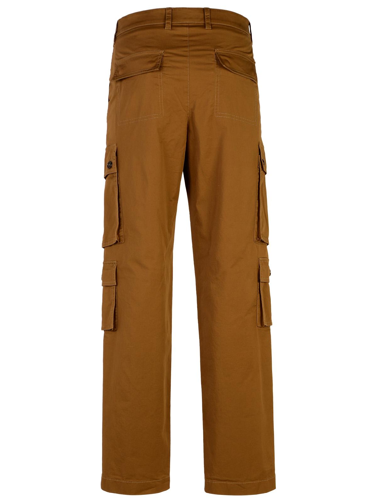 Dolce & Gabbana Brown Cotton Cargo Trousers Men DOLCE & GABBANA