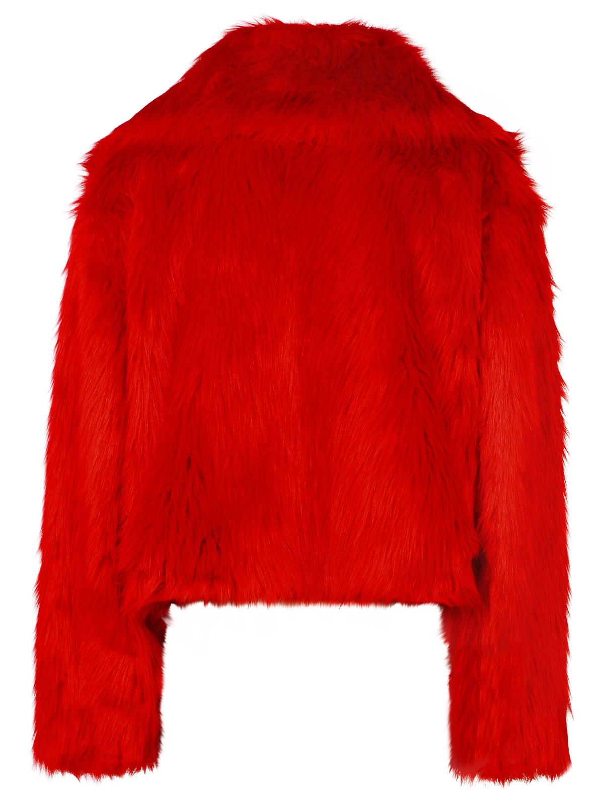 Dsquared2 'Pop Fox' Red Acrylic Blend Jacket Women DSQUARED2