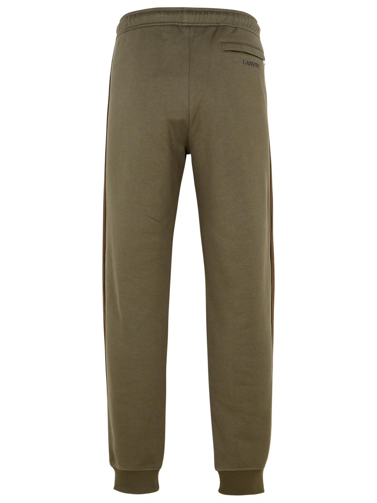 Lanvin Brown Cotton Jogger Pants Men LANVIN