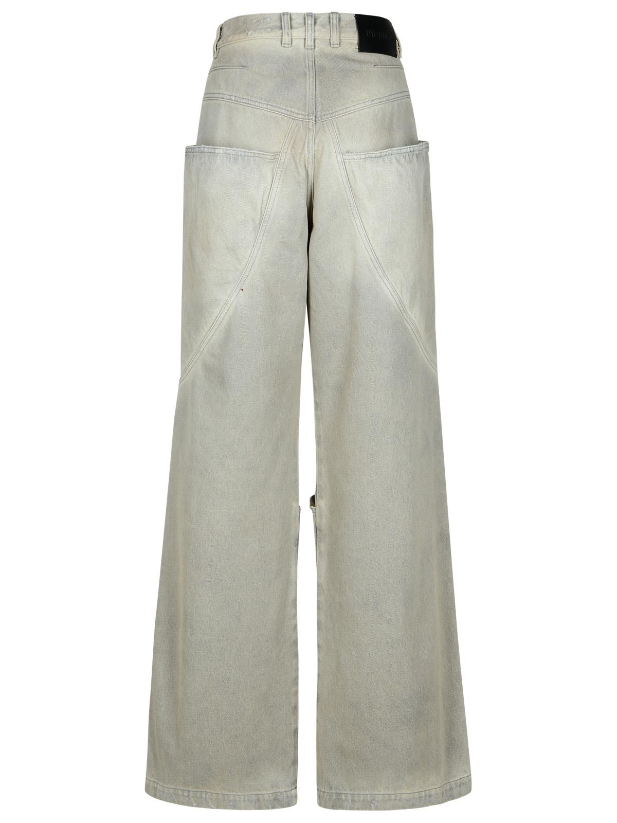 The Attico Gray Cotton Jeans Women THE ATTICO
