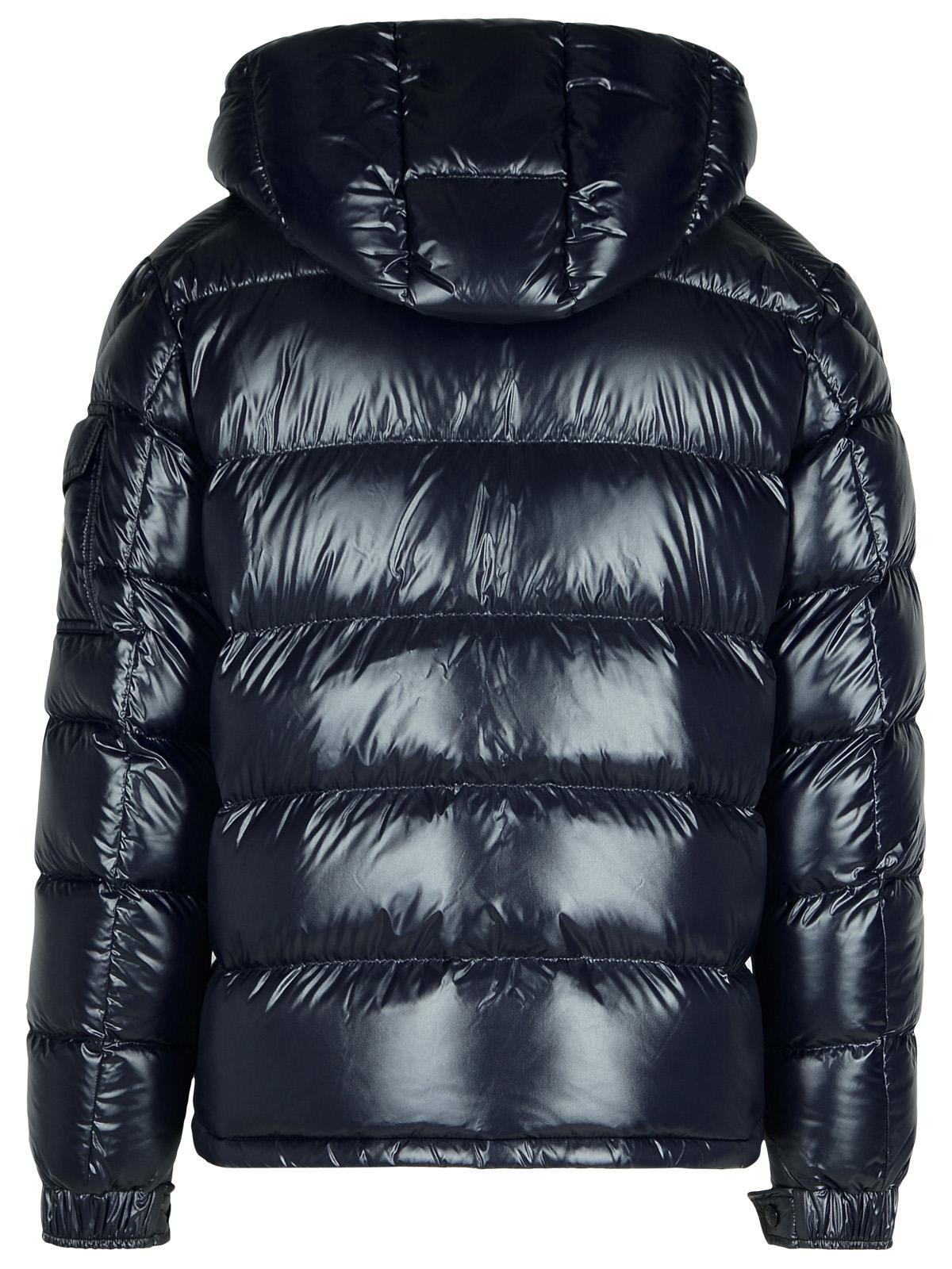 Moncler 'Maya' Blue Shiny Nylon Down Jacket Men MONCLER