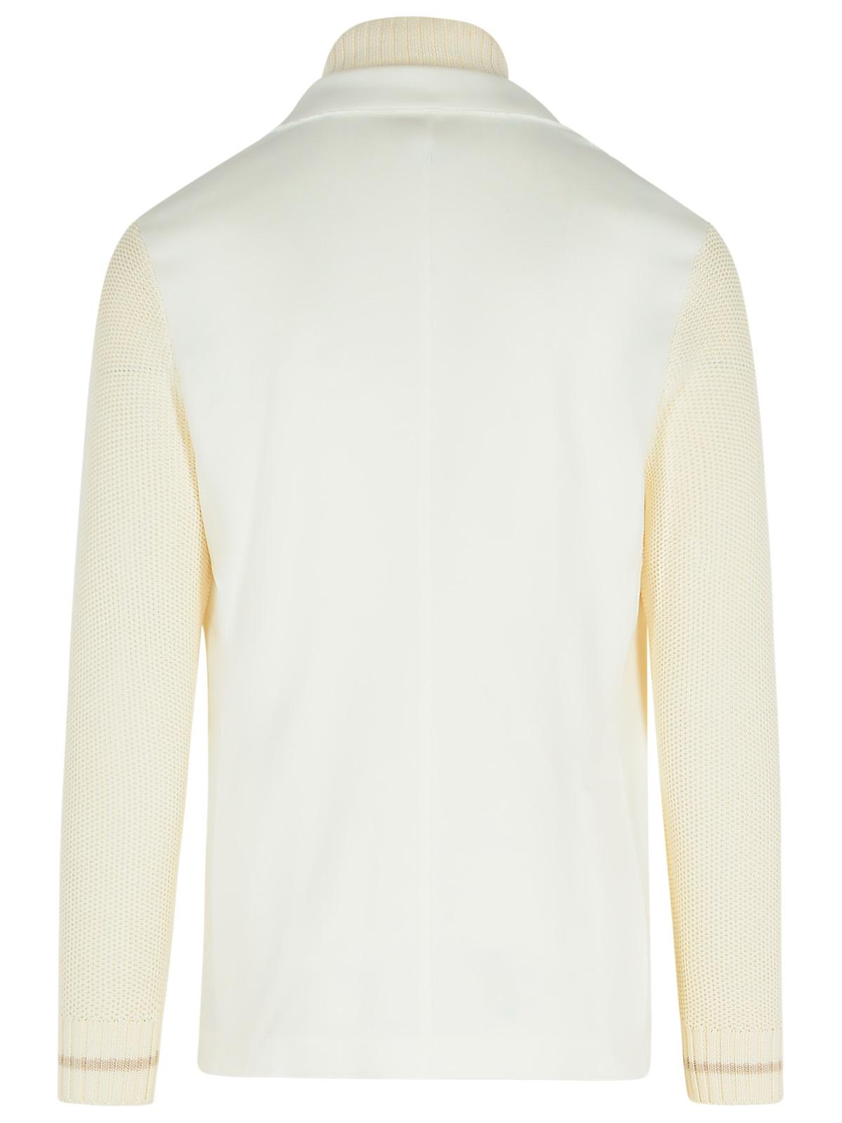 Eleventy White Cotton Blend Cardigan Men ELEVENTY