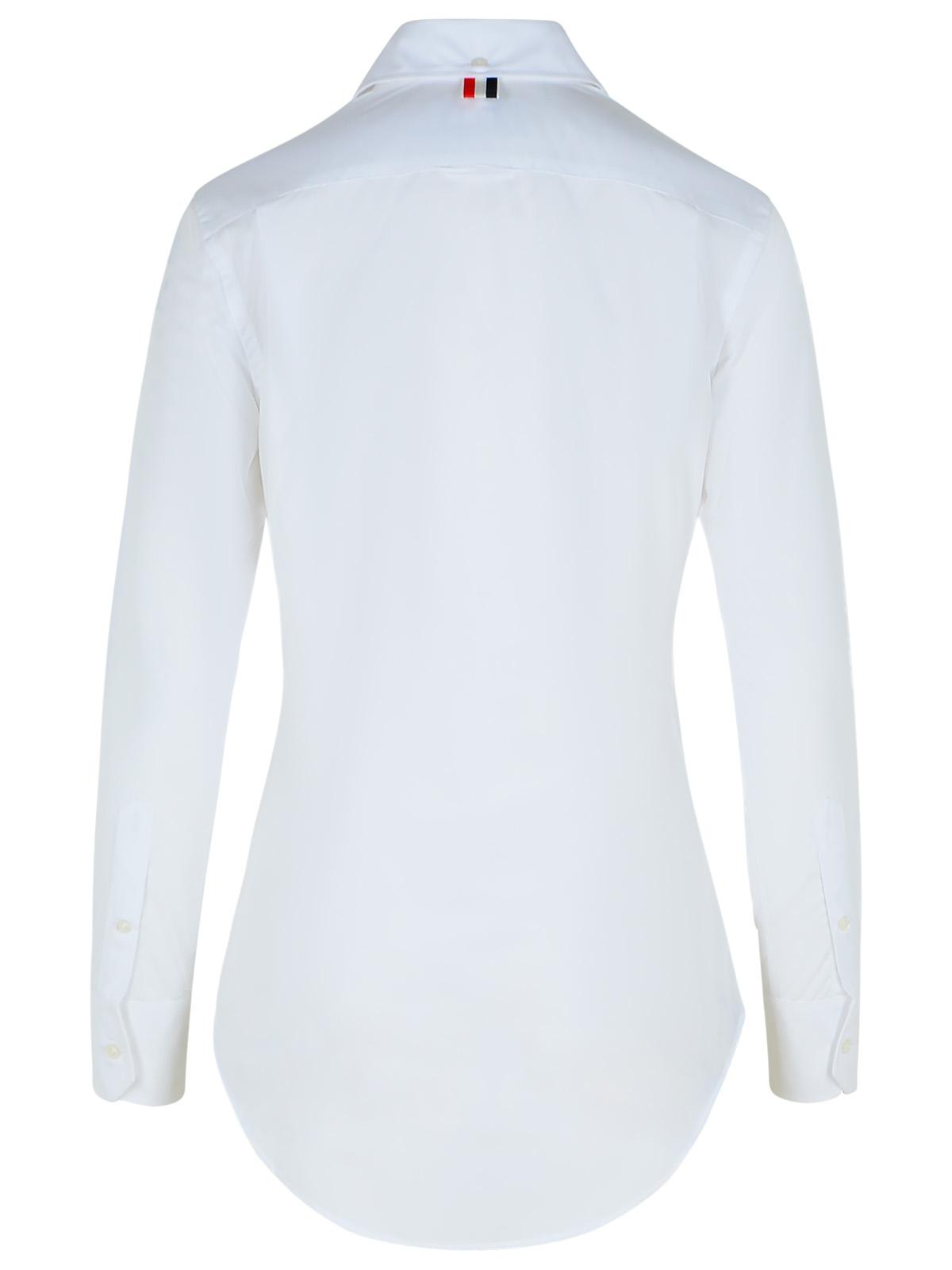 Thom Browne White Cotton Shirt Women THOM BROWNE