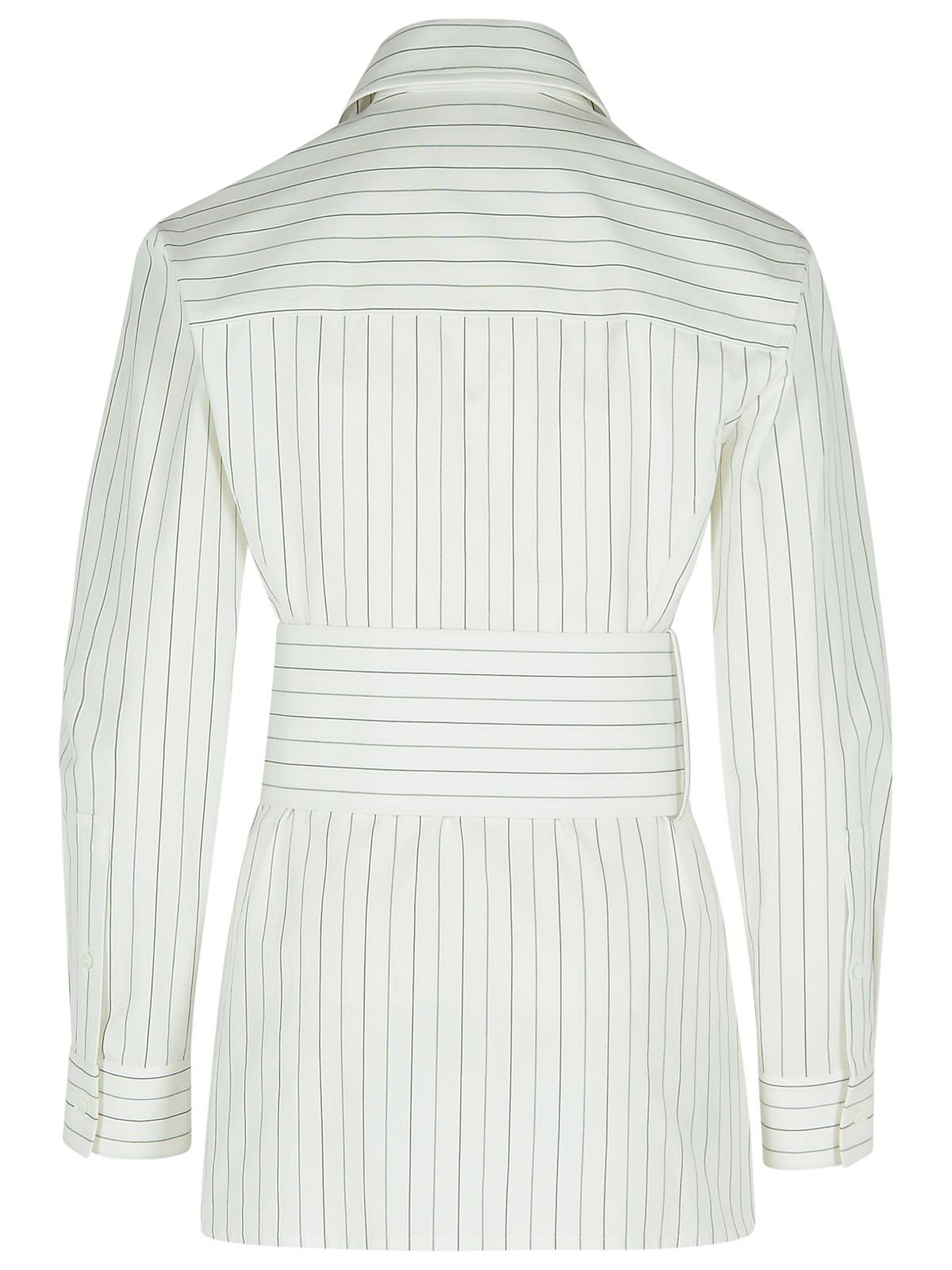 Burberry White Cotton Dress Women BURBERRY
