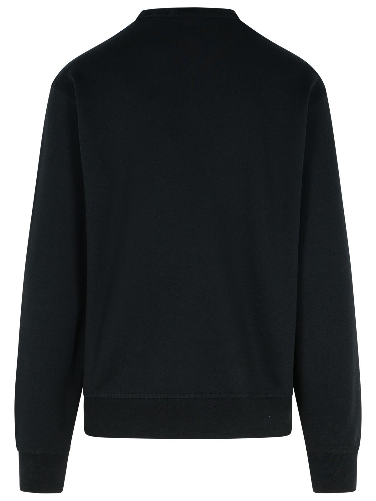 Burberry Black Cotton Sweatshirt Men BURBERRY