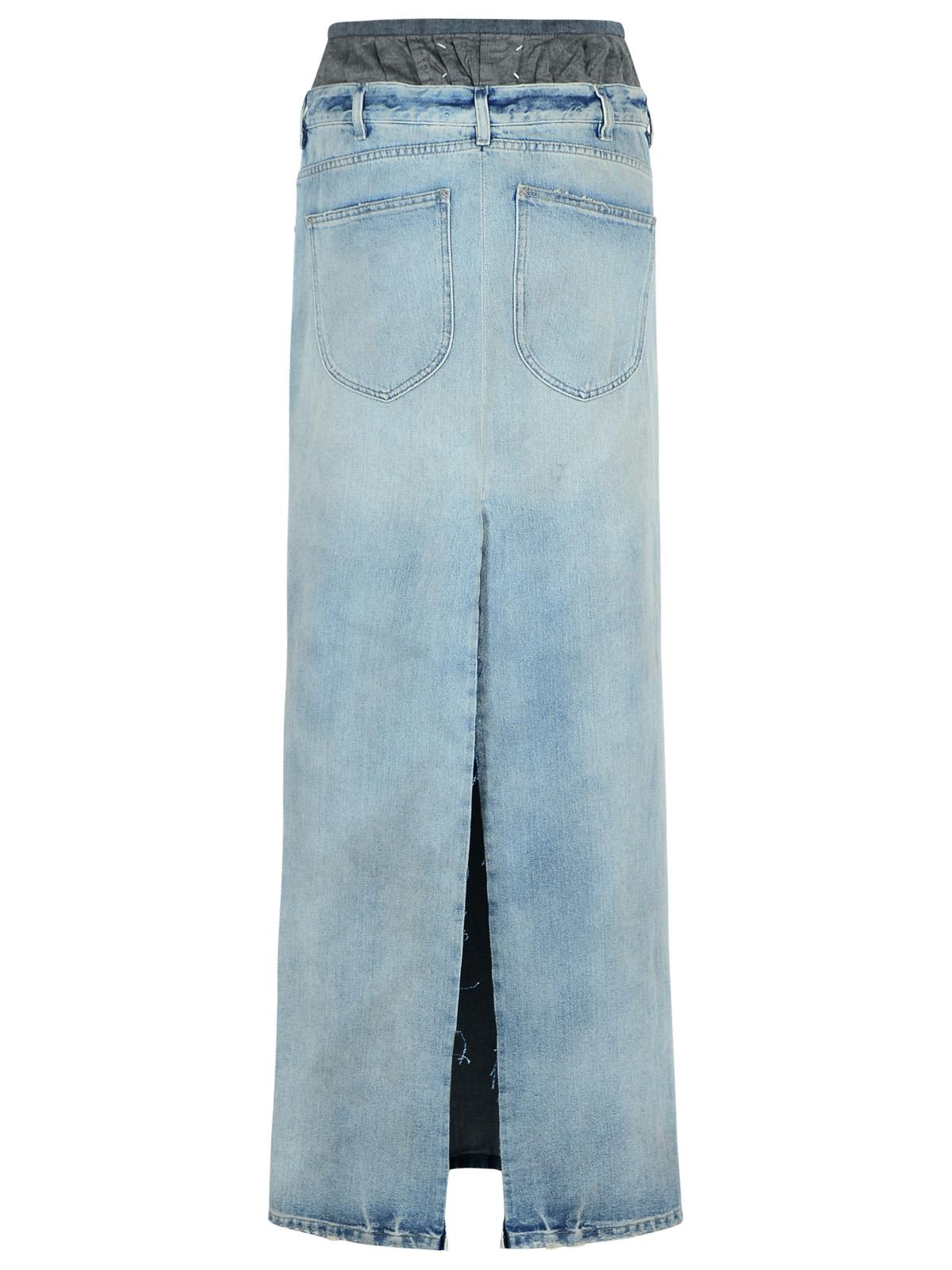Maison Margiela Blue Denim Skirt Women MAISON MARGIELA