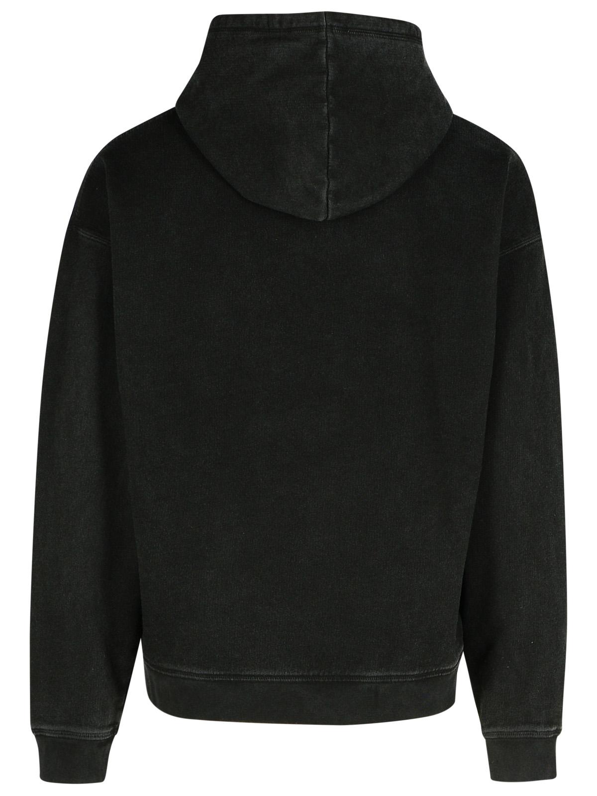 Dsquared2 Black Cotton Sweatshirt Men DSQUARED2