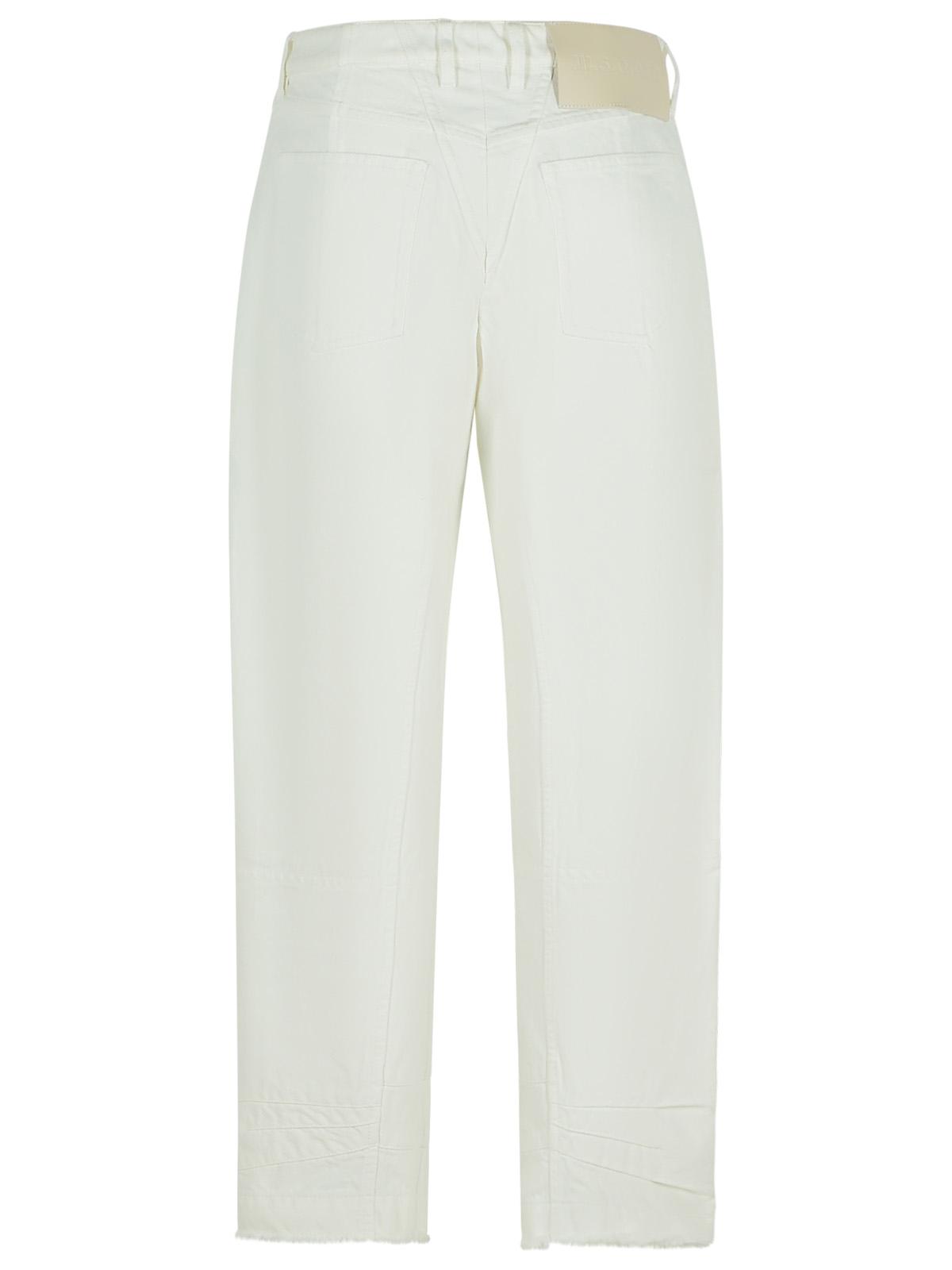 Jil Sander White Cotton Jeans Women JIL SANDER
