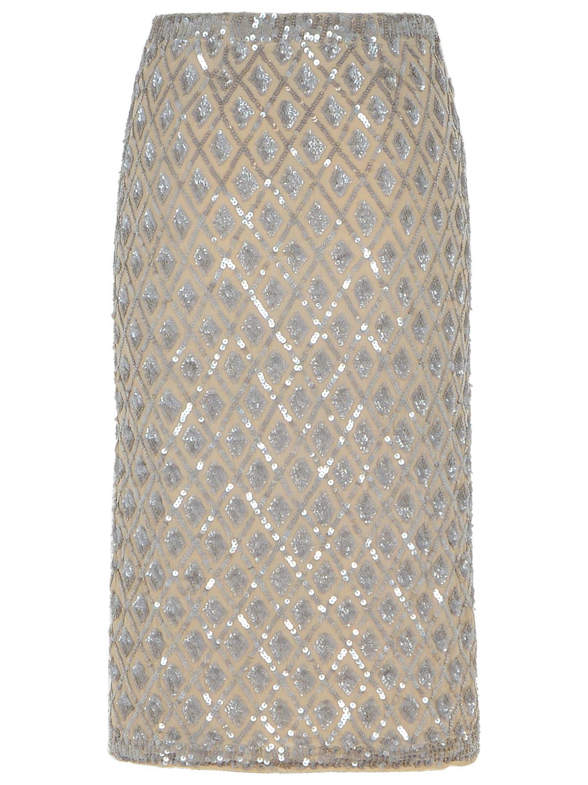 P.A.R.O.S.H. Beige Polyamide Blend Skirt Women P.A.R.O.S.H.