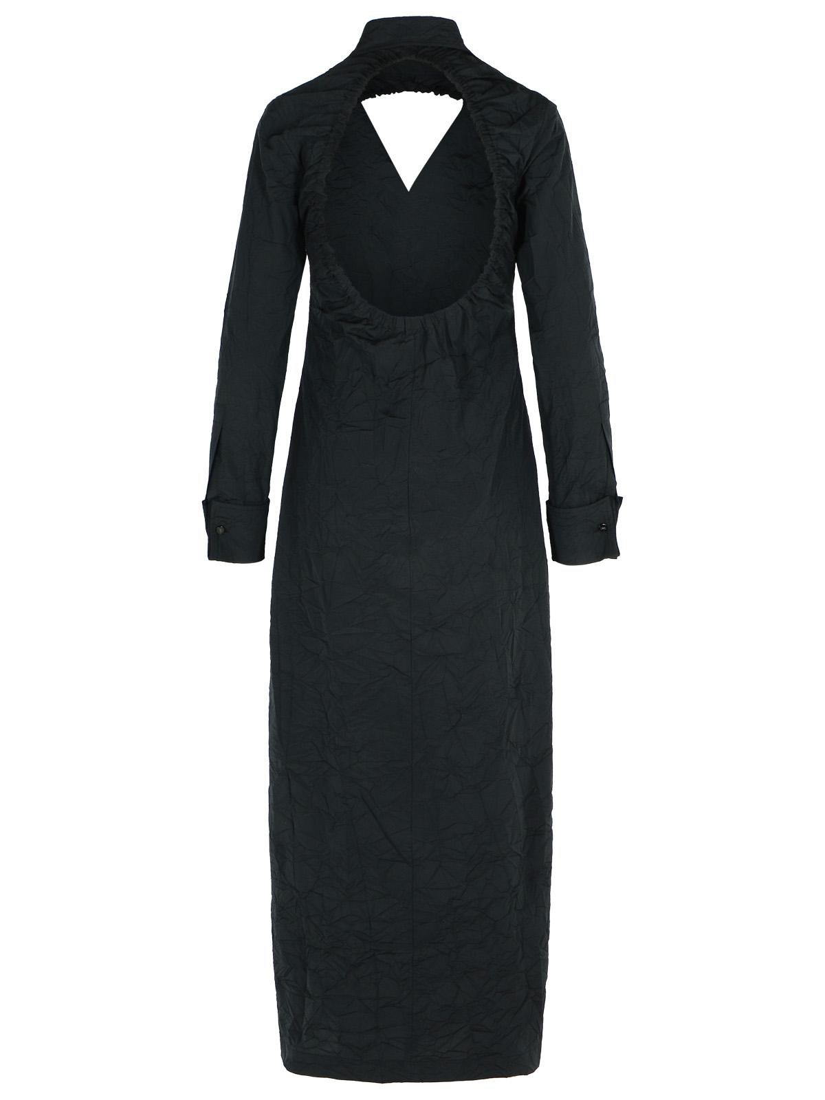Max Mara 'Rovigo' Black Cotton Blend Dress Women MAX MARA