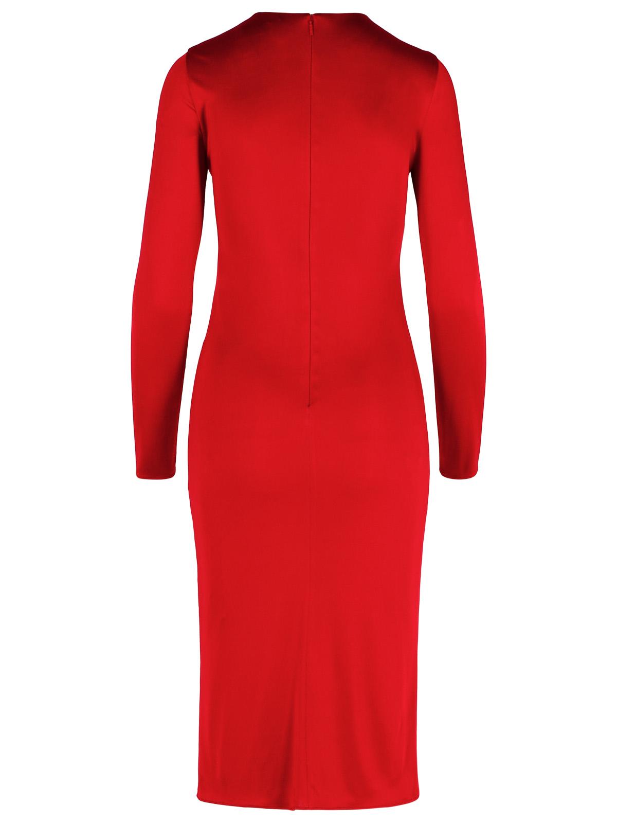 Versace 'Medusa' Red Viscose Dress Women VERSACE