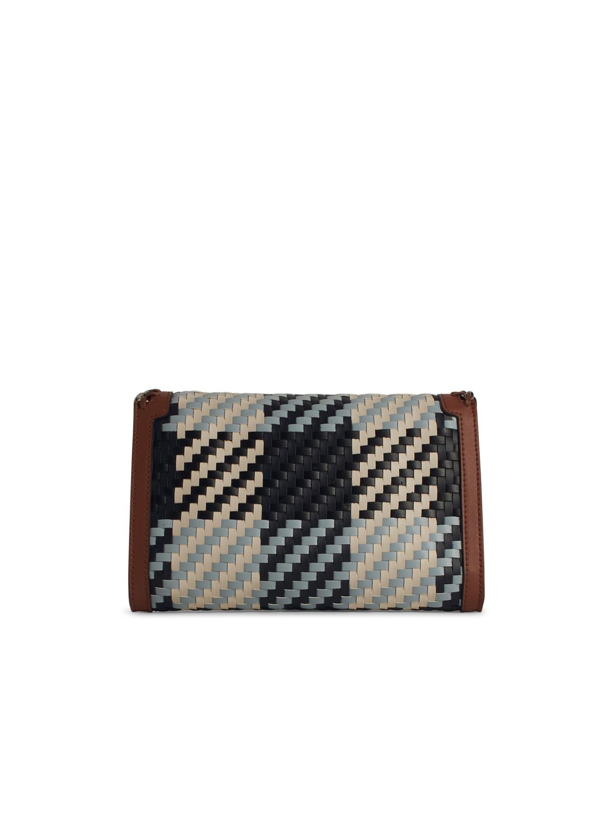 Stella Mccartney 'Mini Falabella' Eco Alter Mat Blue Crossbody Bag Women STELLA MCCARTNEY