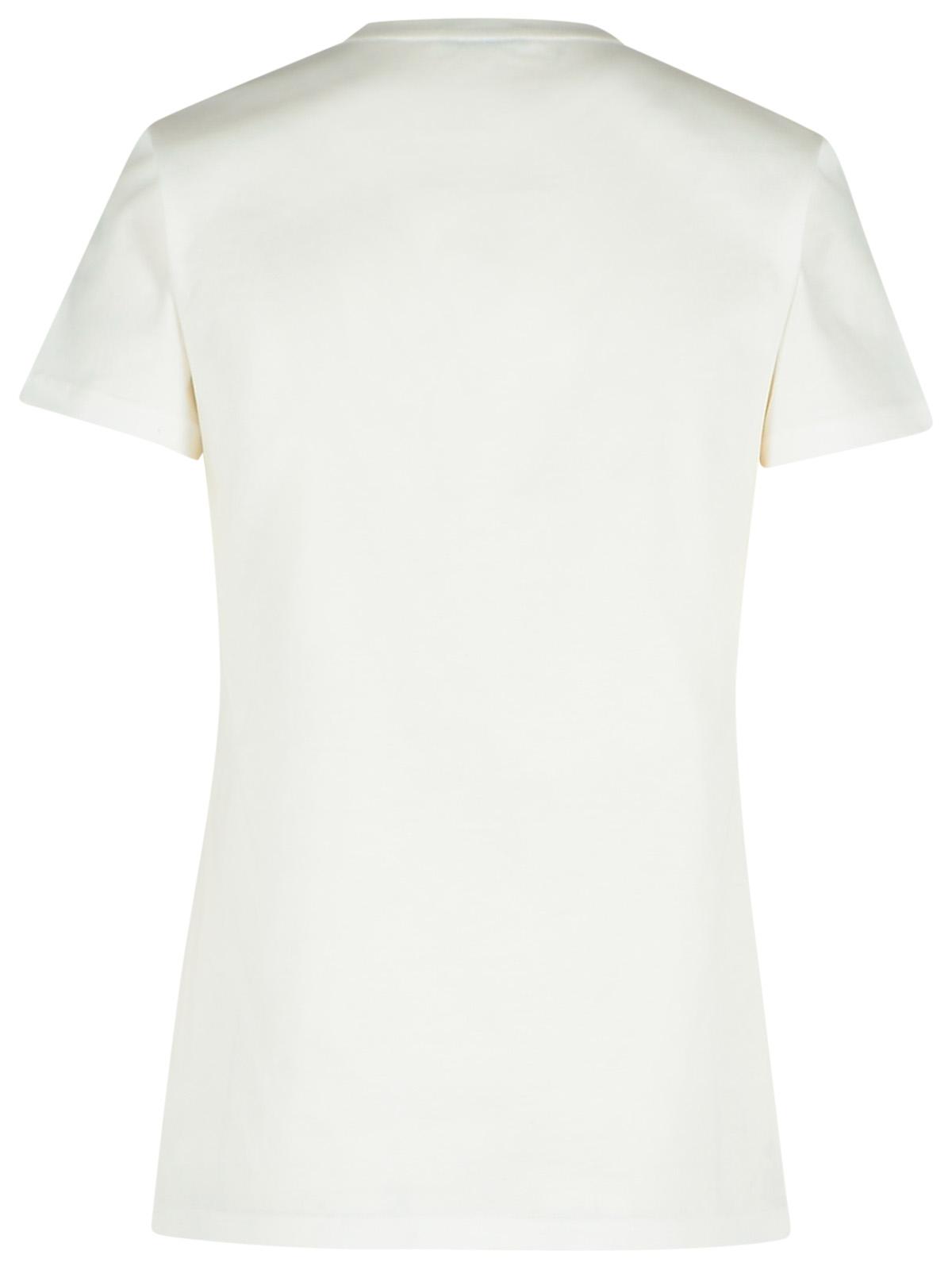 Moncler White Cotton T-Shirt Women MONCLER