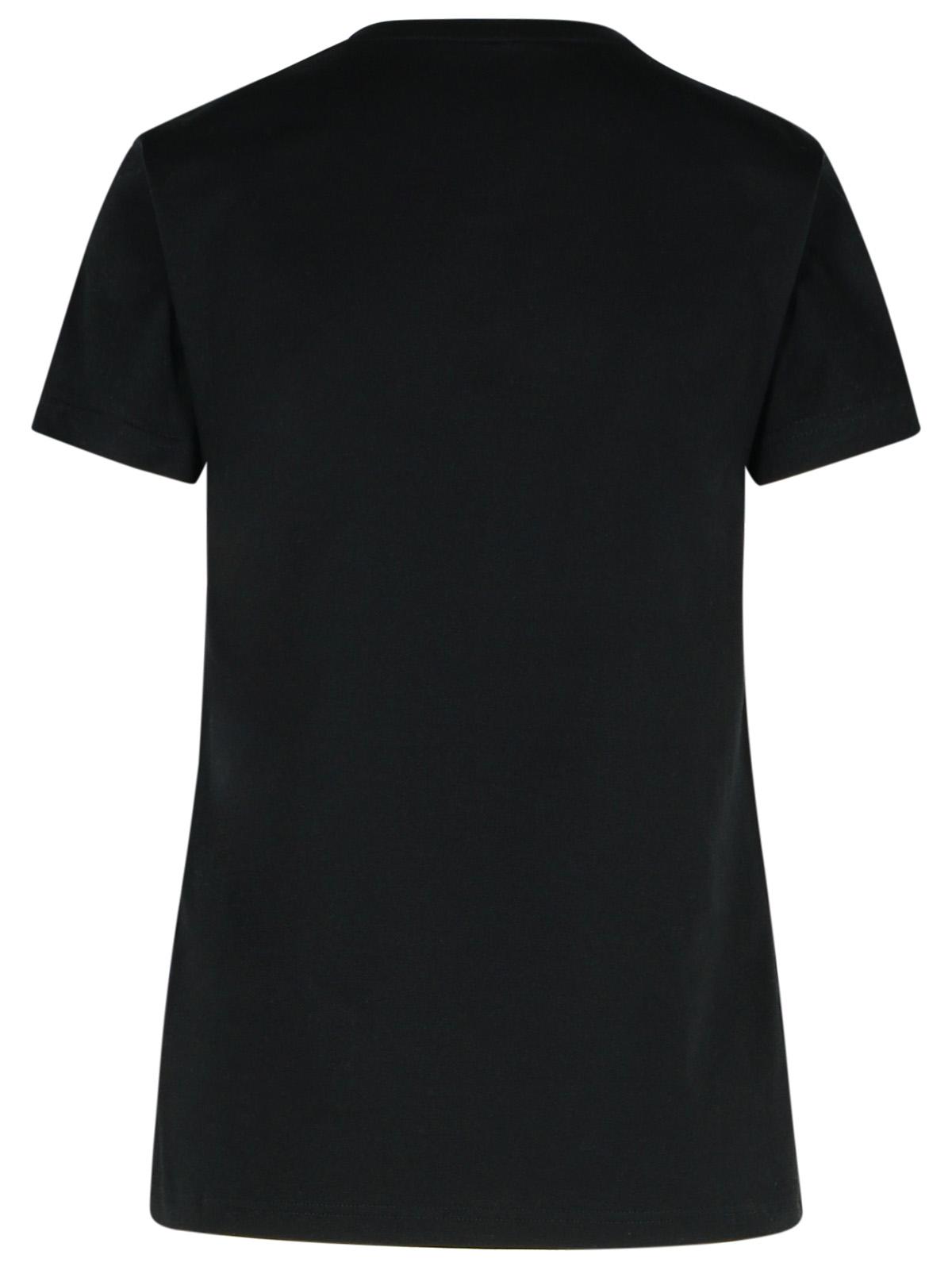 Moncler Black Cotton T-Shirt Women MONCLER