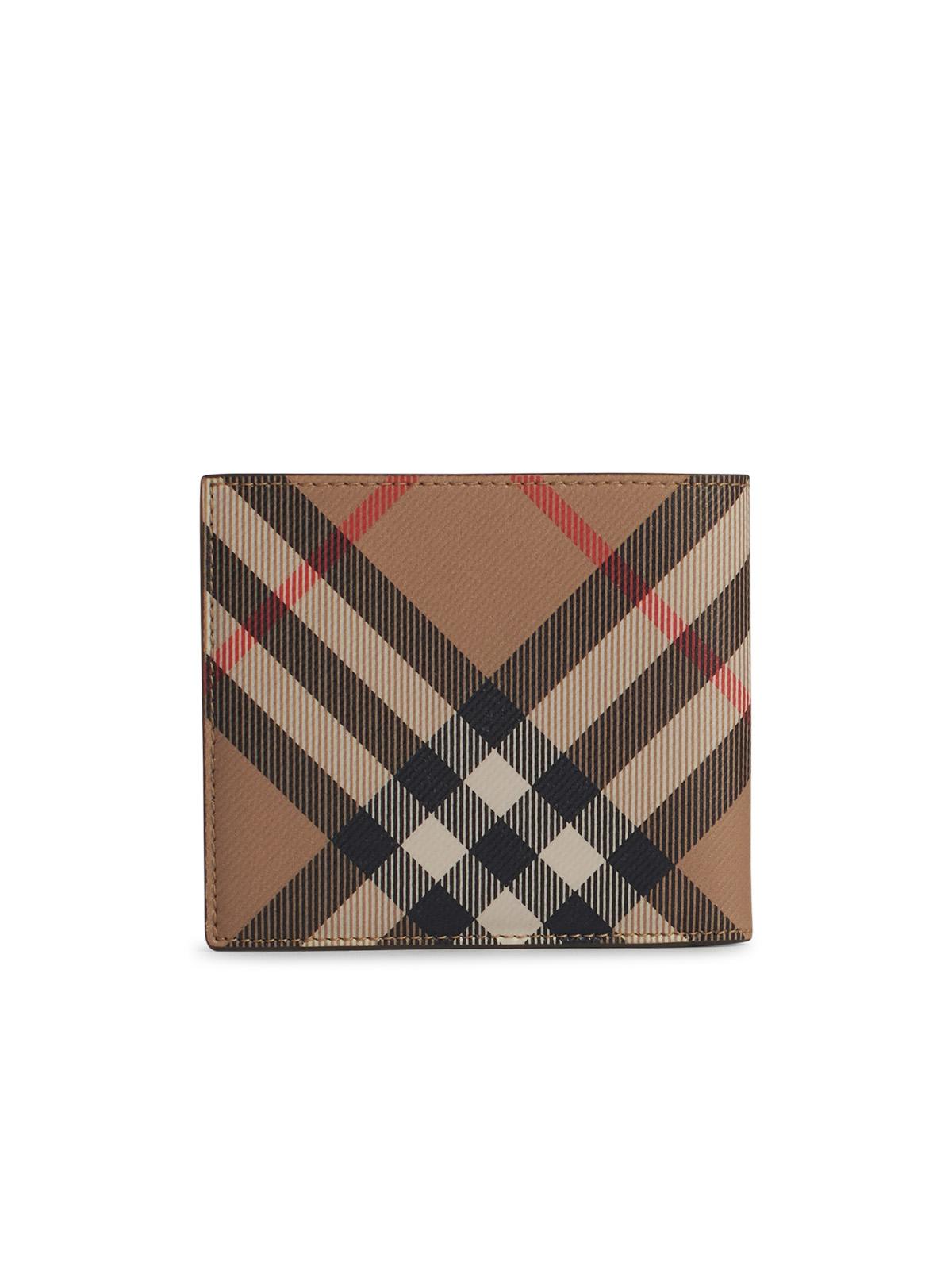 Burberry Beige Polyurethane Cardholder Men BURBERRY