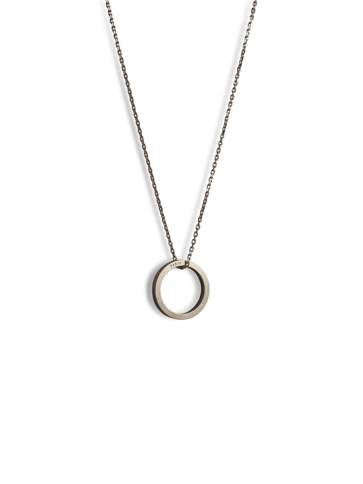 Maison Margiela Silver Brass Necklace Women MAISON MARGIELA