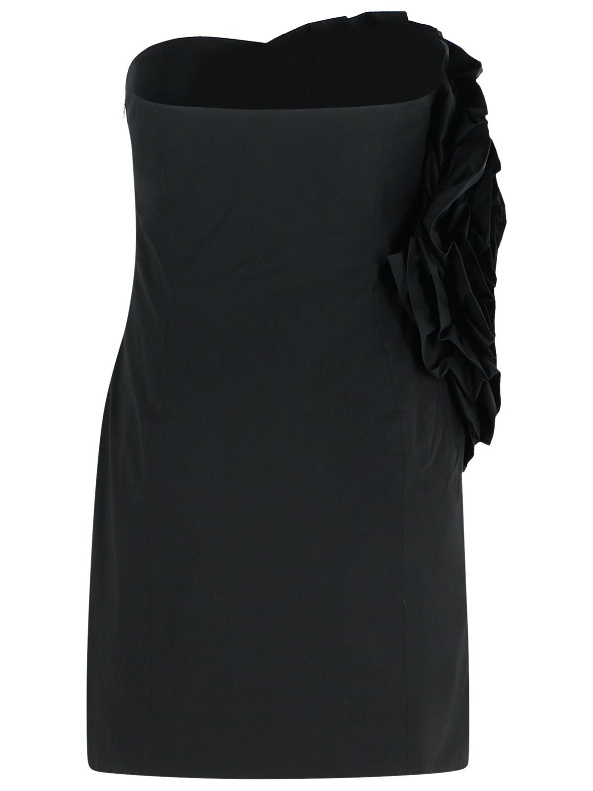 Rotate 'Flower' Black Cotton Dress Women ROTATE