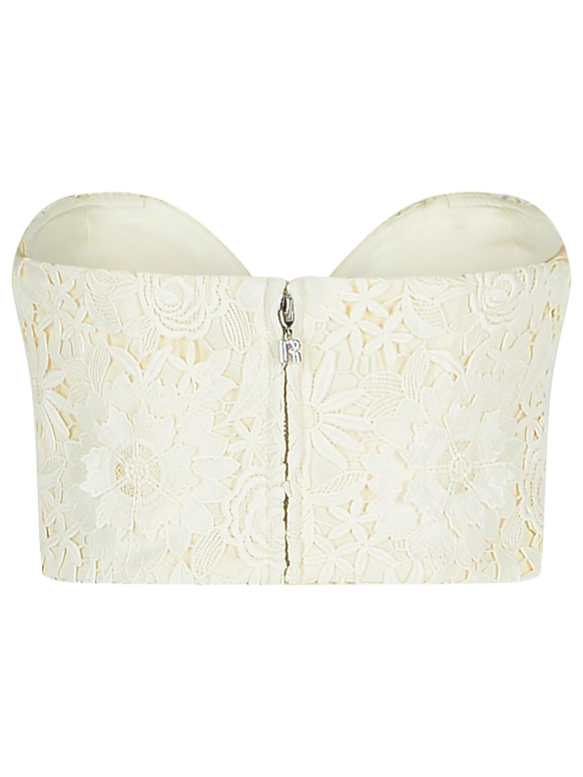 Rotate '3D' White Polyester Corset Women ROTATE