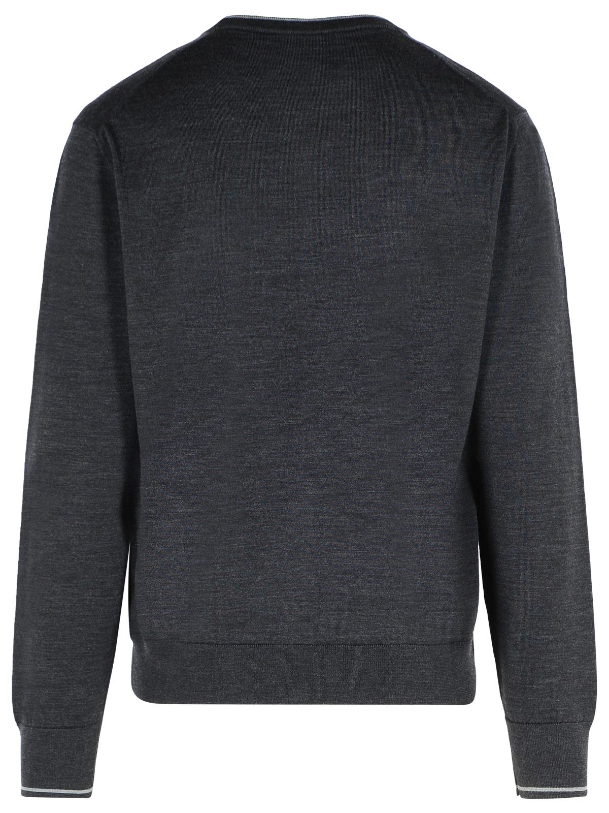 Dolce & Gabbana Grey Virgin Wool Sweater Men DOLCE & GABBANA