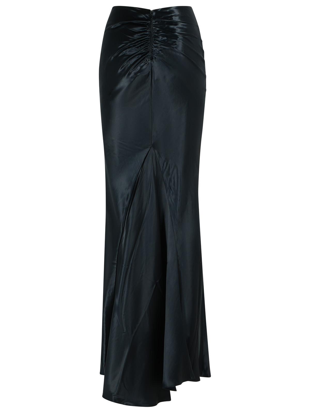 The Andamane 'Nemesia' Black Viscose Skirt Women THE ANDAMANE
