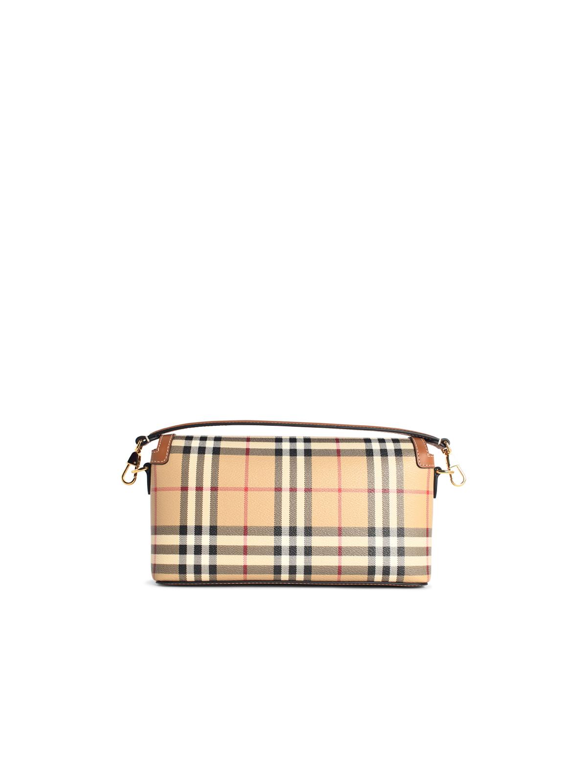 Burberry 'Note' Beige Cotton Blend Bag Women BURBERRY