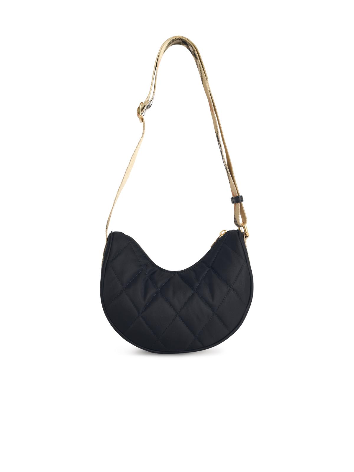 Burberry 'Horseshoe' Black Fabric Bag Women BURBERRY