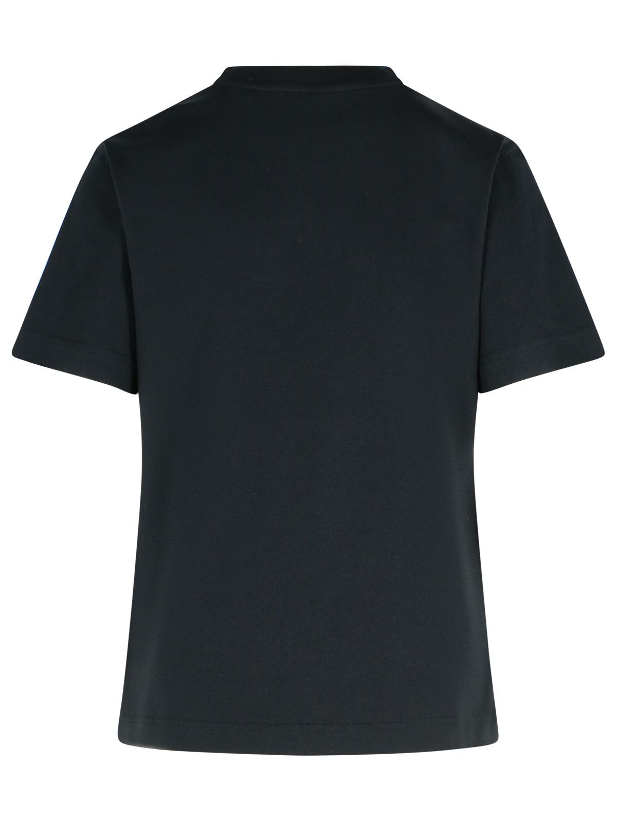 Burberry 'Frankie' Black Cotton T-Shirt Women BURBERRY