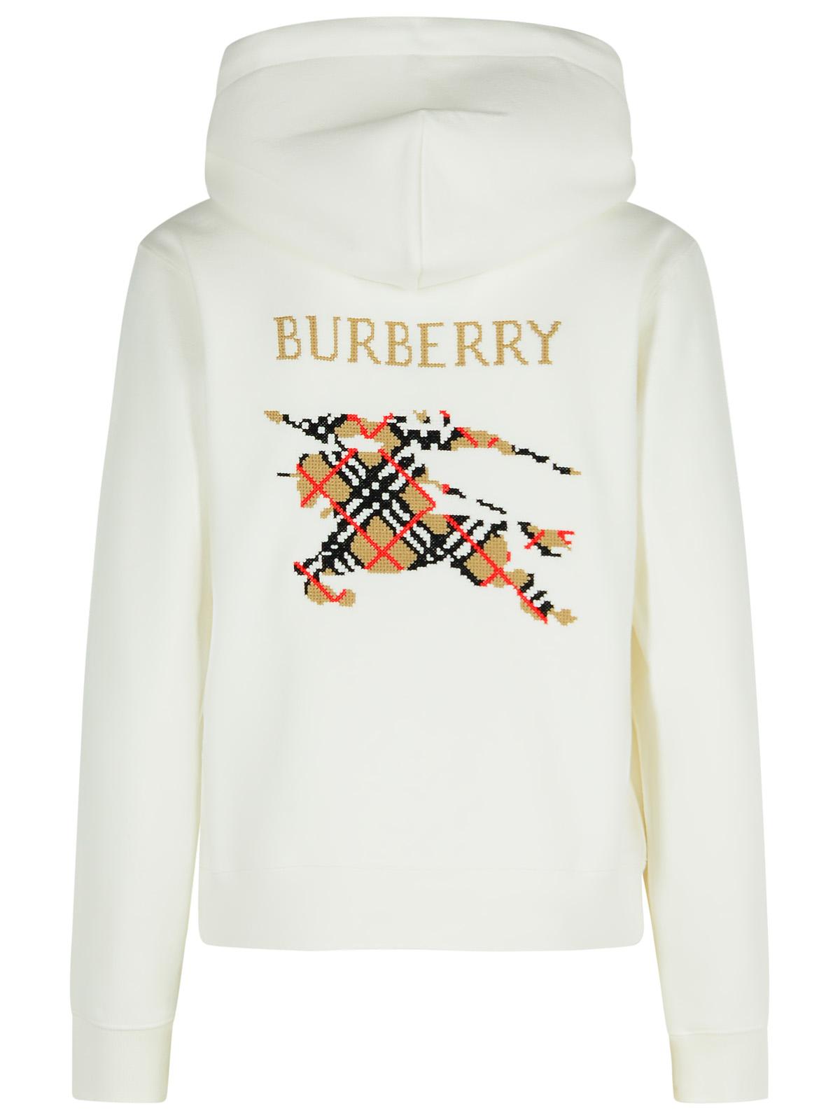 Burberry 'Harriet' Ivory Cotton Sweatshirt Women
