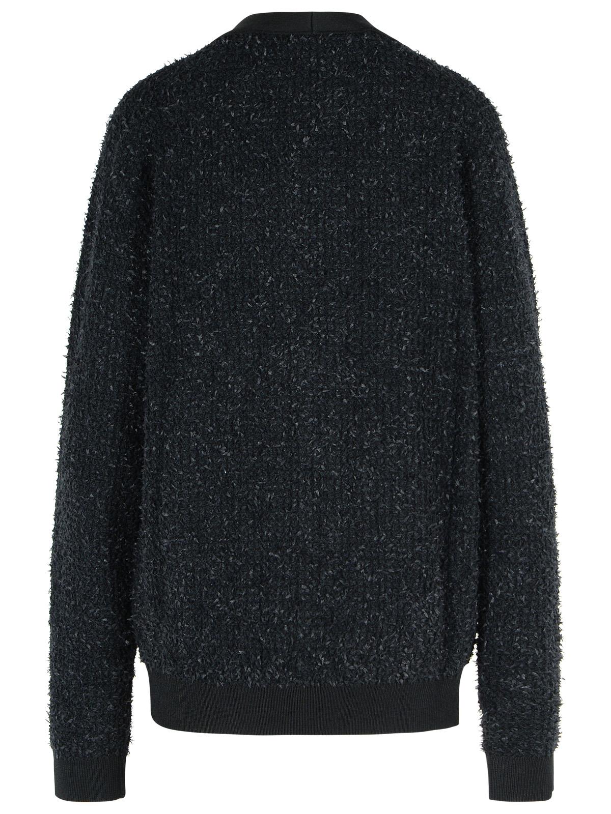 Balmain Black Cotton Blend Cardigan Men BALMAIN