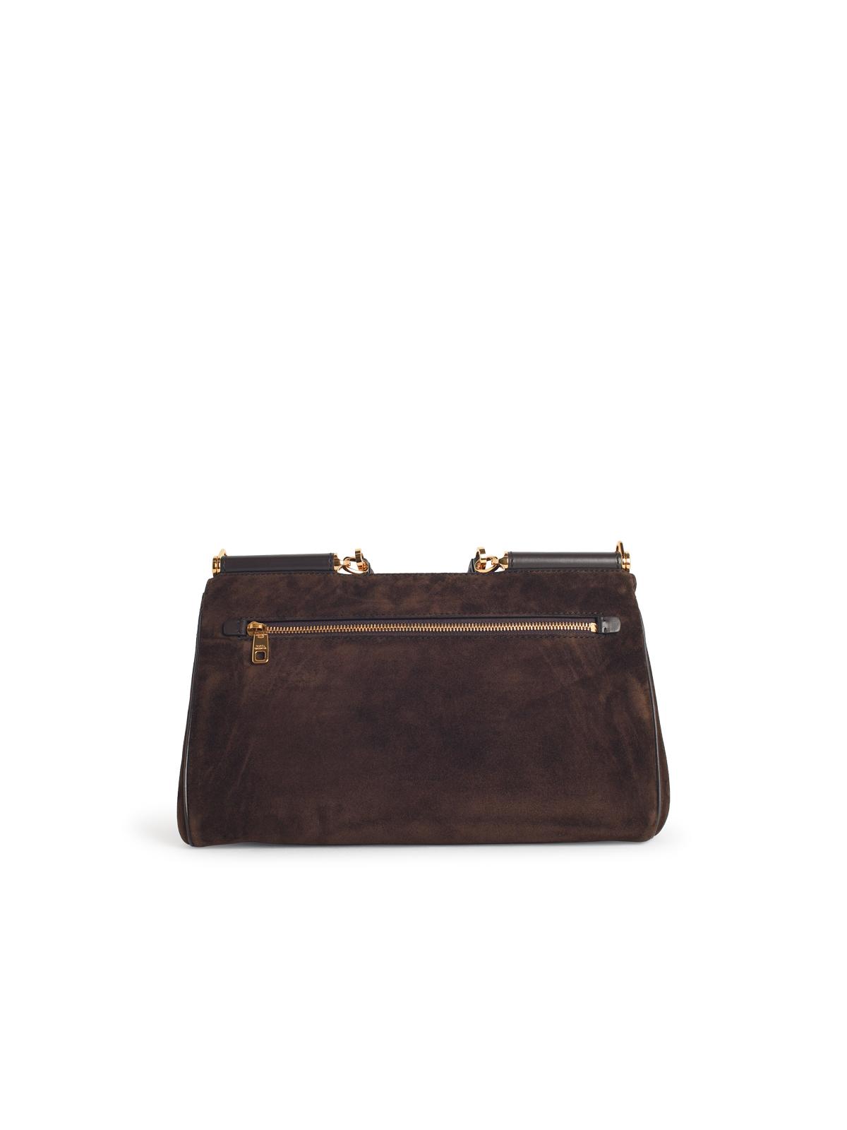 Dolce & Gabbana Sicily' Ebony Leather Bag Women DOLCE & GABBANA